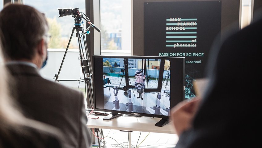 Digital Teaching at the Max Planck Schools of Photonics; ©Christian Kuttke Digital Teaching at the Max Planck Schools of Photonics; ©Christian Kuttke