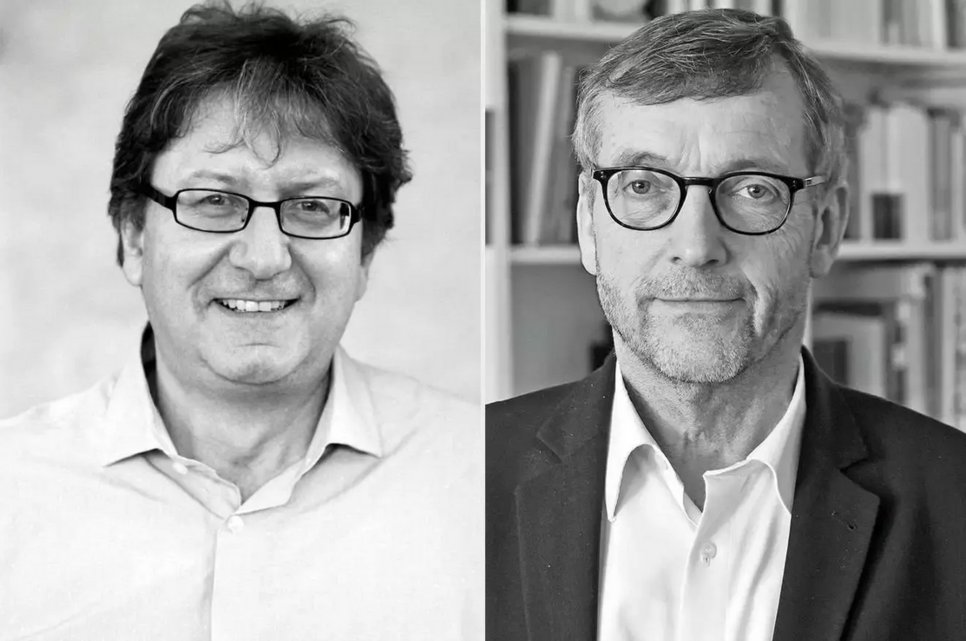 Die zwei Deans der Max Planck Schools: Jan-Michael Rost (li.) und Walter Rosenthal (re.).