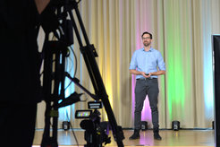 Working on the presentation with a professional coach helped Caedyn focus on the essential content of his presentation and what he wanted the audience to take away from it. After his presentation, I'm sure everyone in the audience saw their own memories through different eyes.